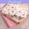 Soft Cute Pet Paw Print Blanket With Durable Material For Dogs And Puppies