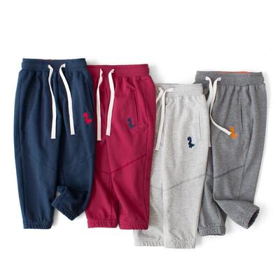 Spodnie sportowe dla dzieci z dinozaurami 2024 - Chłopięce spodnie jesienne