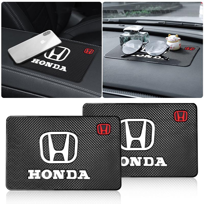 QEJMX1 Car Anti-Slip Mat Dashboard Phone Holder Anti-Skid Pad For Honda Civic XR-V HR-V City Accord Odyssey Spirior CRV Jazz Varadero