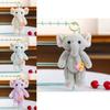 Cute Animal Plush Elephant Bag Pendant With Soft Fiber Filling For Girls And Teens