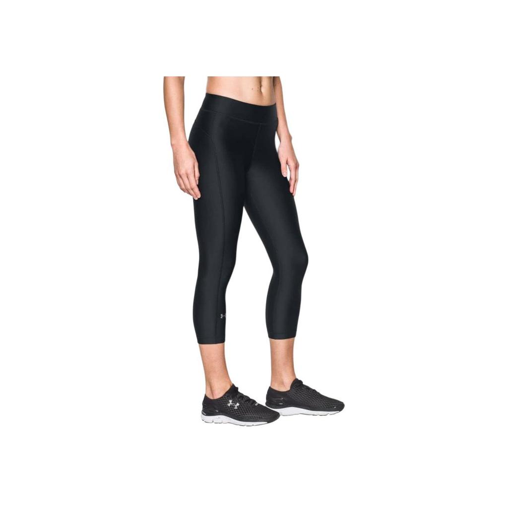 Under Armour Solid Color Tight Fit Three Quarter Length Sports Pants Women bottoms 1297905-001