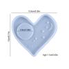 Silicone Mold Crystal Epoxy Mold DIY Heartshaped Star Candle Holder Coaster Multipurpose Coaster Cup Tray Dish Epoxy Resin Mol