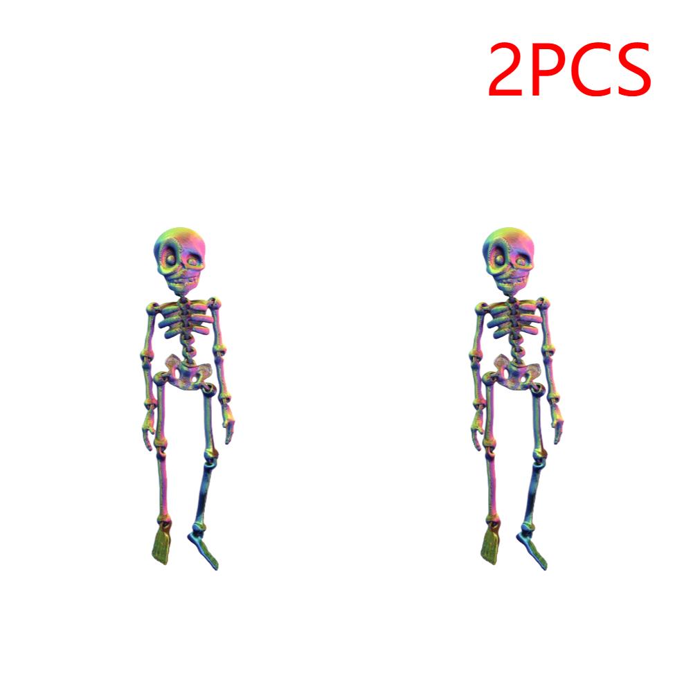 2/5PCS Skeleton Fridge Magnets 3D Printed Magnetic Skull Fridge Magnets Skull Fridge Kitchen OfficeHalloween Funny Decoration