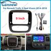 Car Frame Fascia Adapter Canbus Box Decoder Android Radio Dash Fitting Panel Kit For Renault Trafic 3 Opel Vivaro 2014-2018