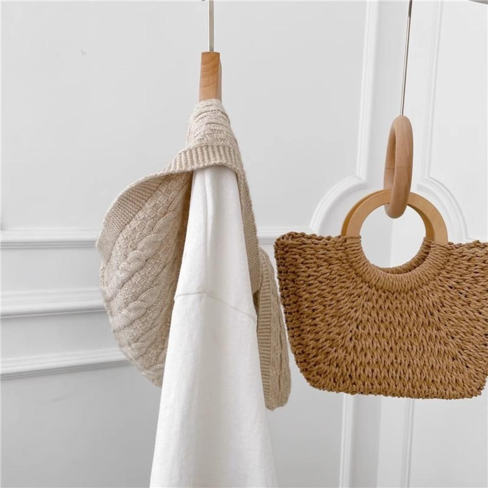 Fashion Knitted Scarves Casual Knit Shawl Wrap Korean Style Hooded Shawl  Autumn Spring