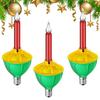 3Pcs Bubble Lights Replacement Bulbs Replacement Multi Color Fluid Light Bulbs Red Blue Old Classic Christmas Lights Bulbs