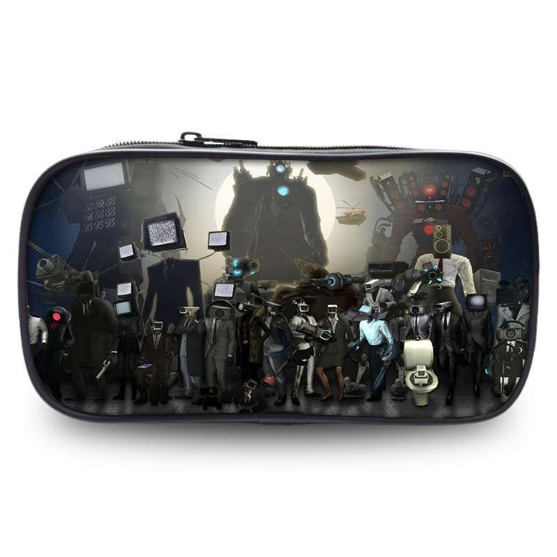 Titan Pencil Highquality Case With Unique Toilet Man Design Students For