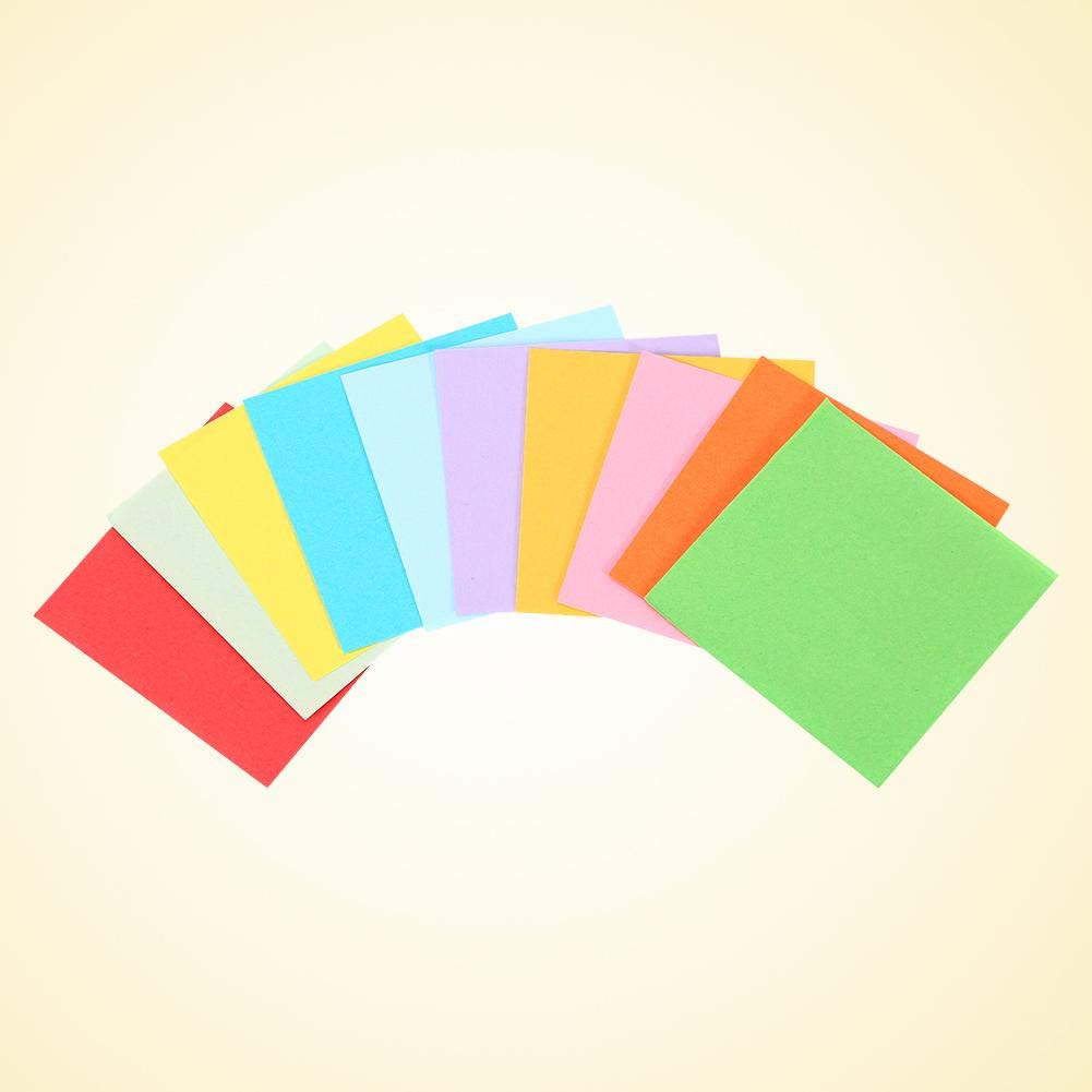 EBTOOLS 520 Sheets of Origami Colored Paper for Thousand 10 Colorful 5x5 Cm Paper, Cranes, Square, Colors, Sheets, DIY, Handmade, Cards, Gifts,