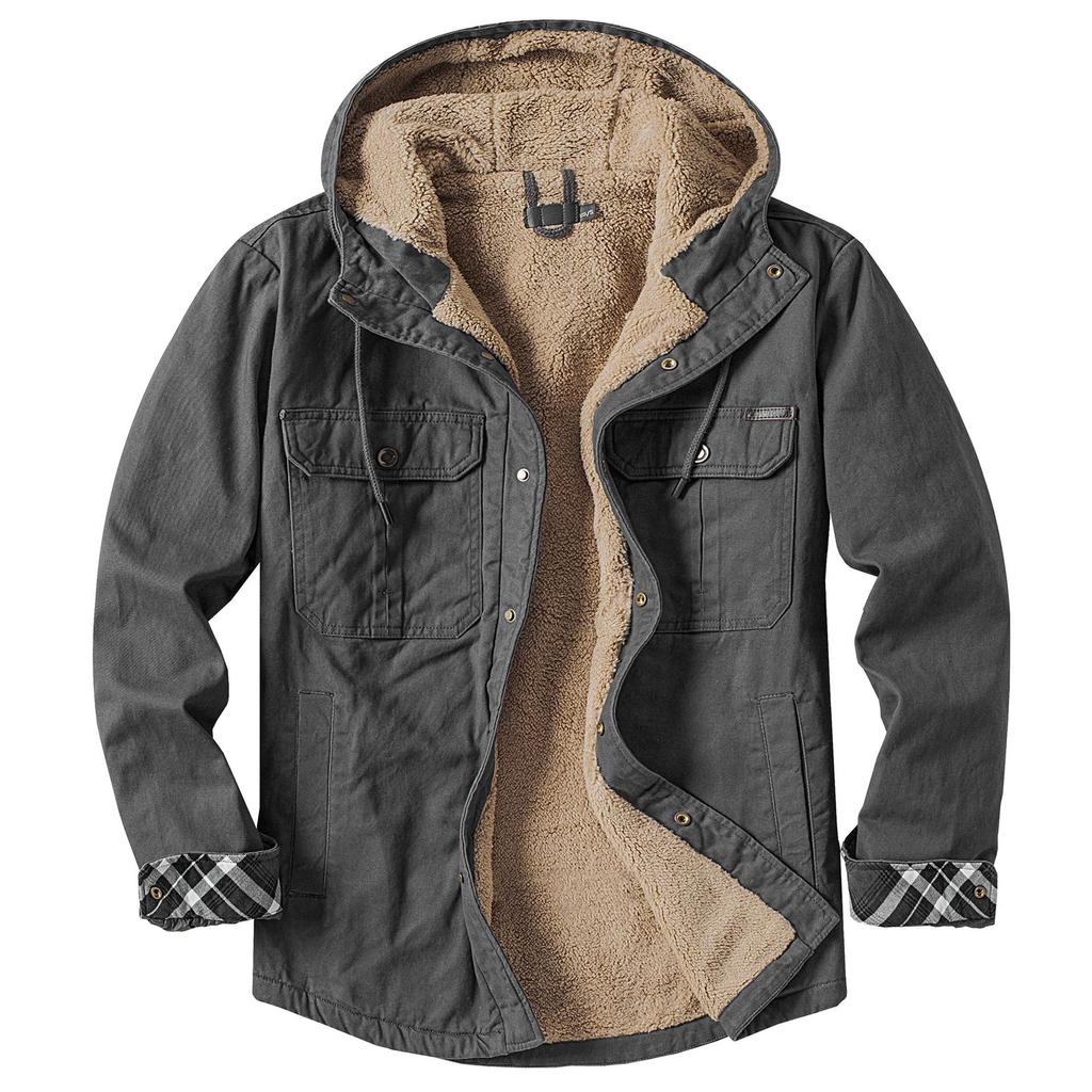 Winterjas Nieuwe Verdikte Fleece Warme Militaire Tactische Parker met Capuchon Outdoor Windbreaker Herenjas Kleding