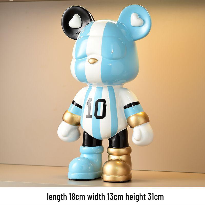 Trendy Beer Figuur Spaarpot - Creatieve Cartoon Decoratie voor Moderne Woonkamers