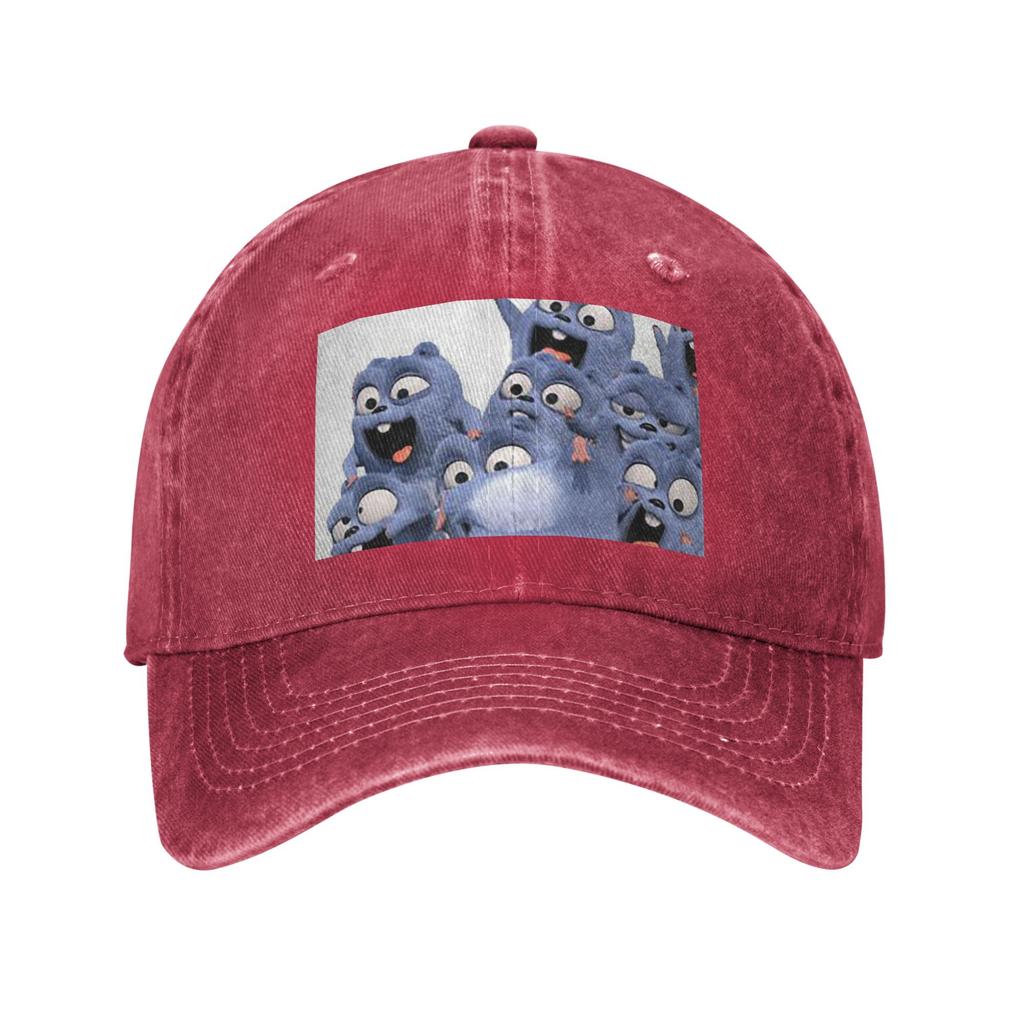 Animation Grizzy und die Lemminge Zeichentrick Anime Jeans-Kappe Lässige Baseballkappen Verstellbarer Hut Sommer Unisex Baseballkappen