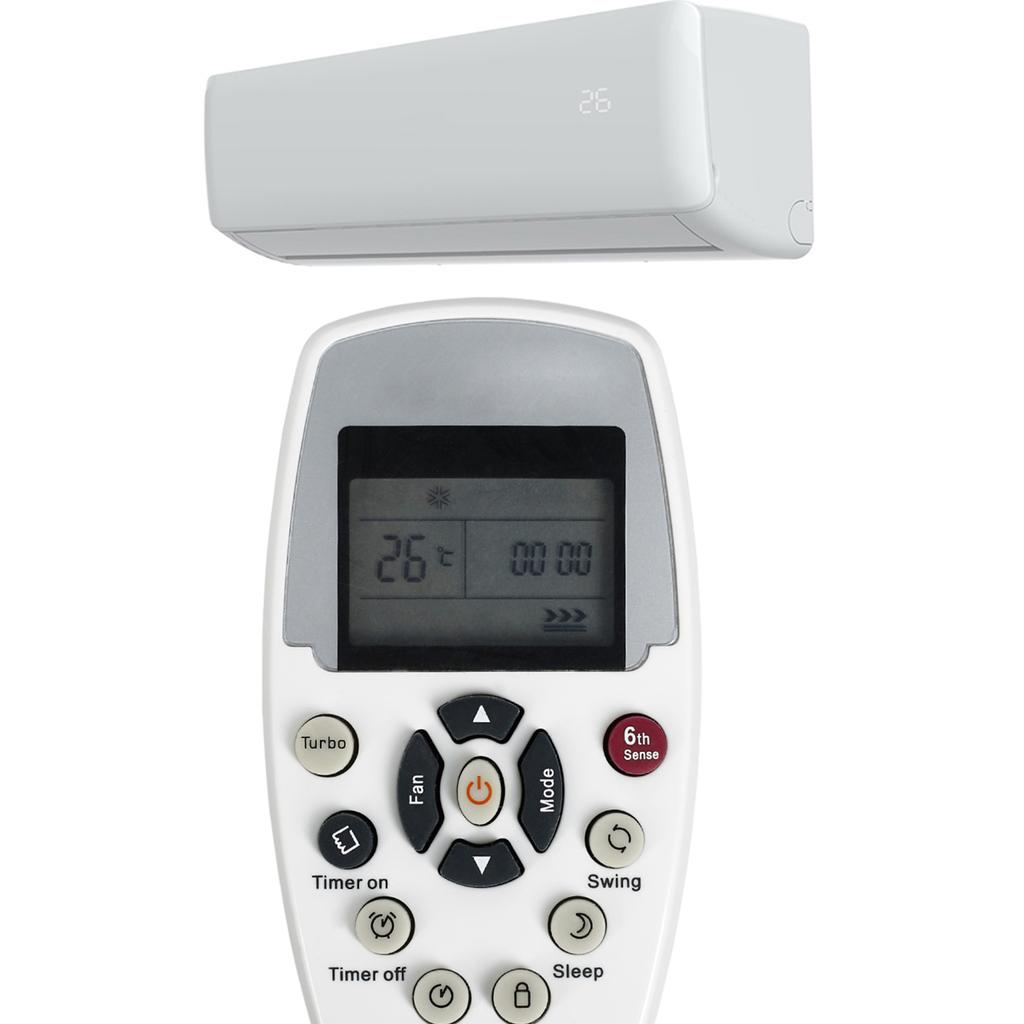 A/C Remote Control Replacement Air Conditioner LCD Remote for Whirlpool DG11E5-05(wlp1) DG11E3-04 ASH-110C1