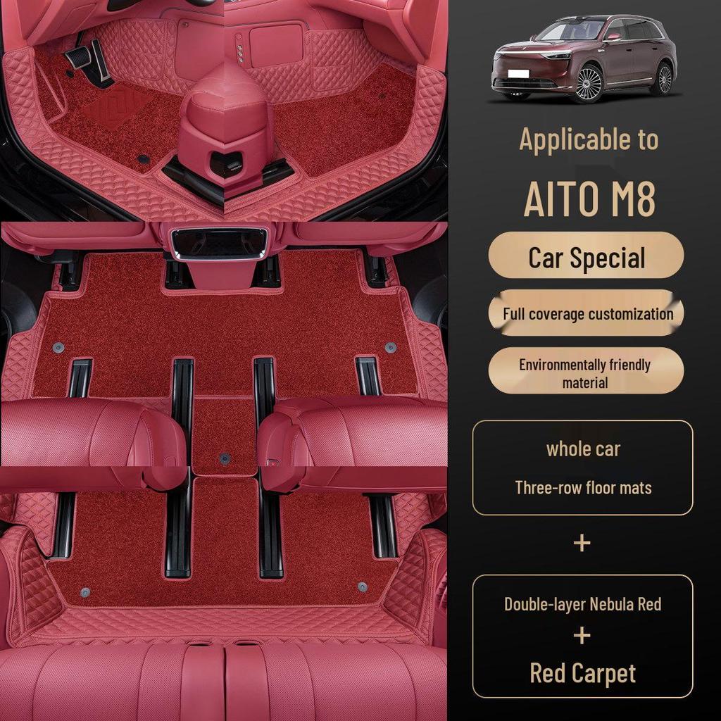 Huawei AITO M8 Six-Seater Custom Full Coverage Floor Mats