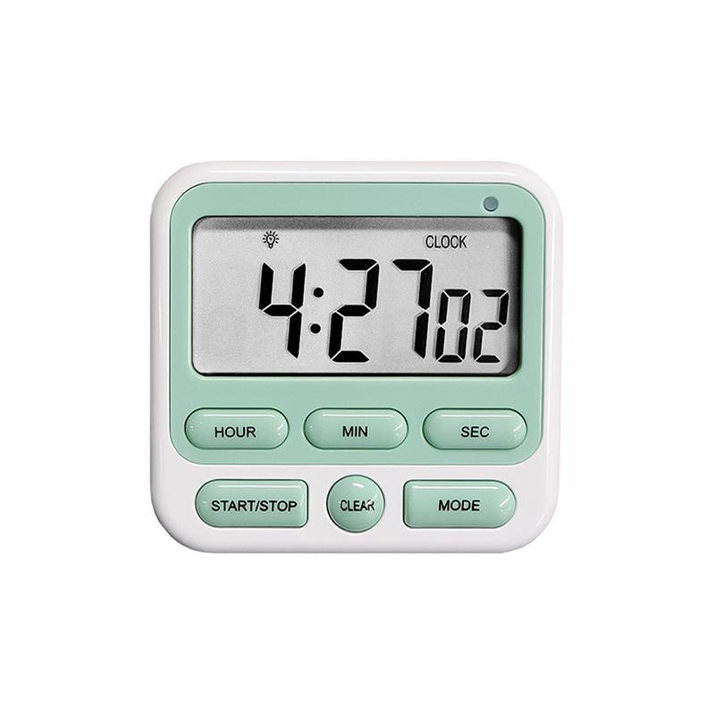 Digital Display Cooking Alarm Clock Kitchen Timer Sleep Stopwatch Clock House Countdown Kids Student Learning Time Manager