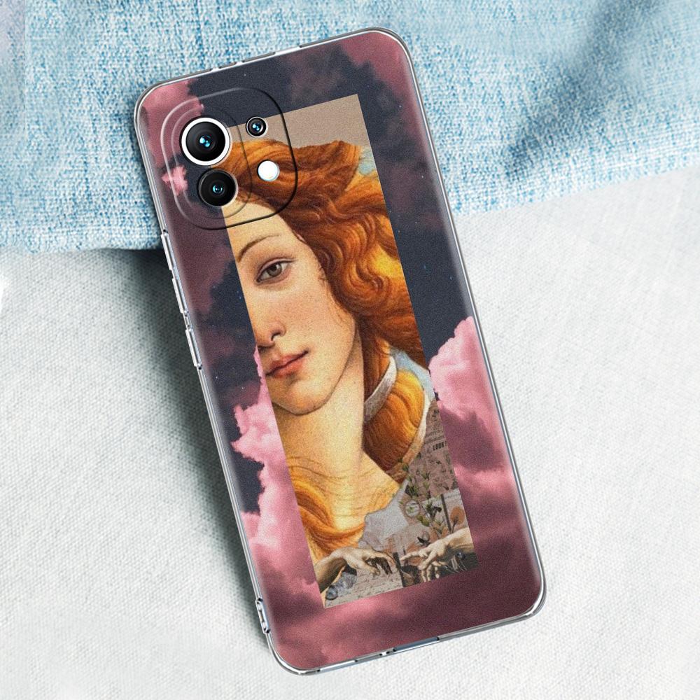 Case For Xiaomi Mi 15 14 13 12 11 Lite 15T 13T 12T Pro Poco X7 X6 X5 Pro 5G X3 NFC F7 F6 F5 Cover ART aesthetic collage Venus