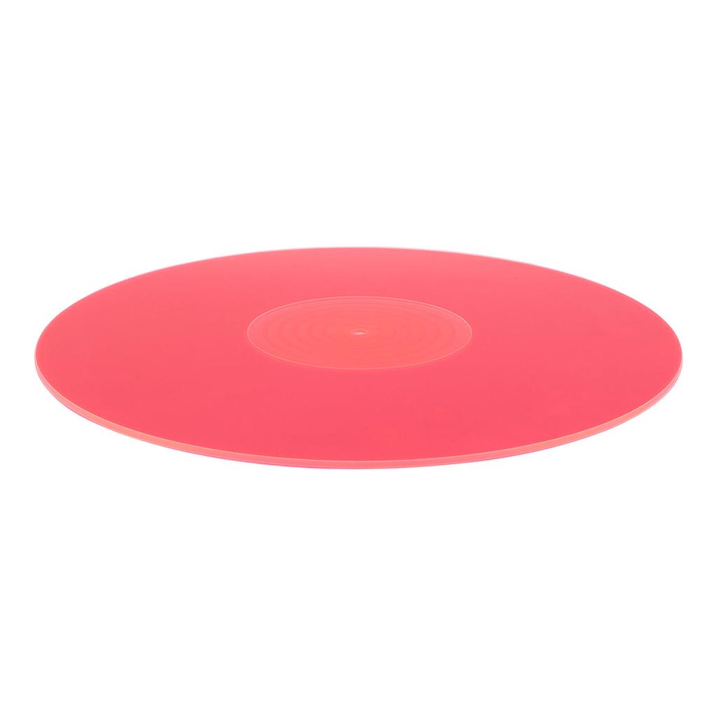Record Turntable Pad Anti Static Acrylic Improve Sound Quality Professional Turntable Slipmat for 12 Inch Record