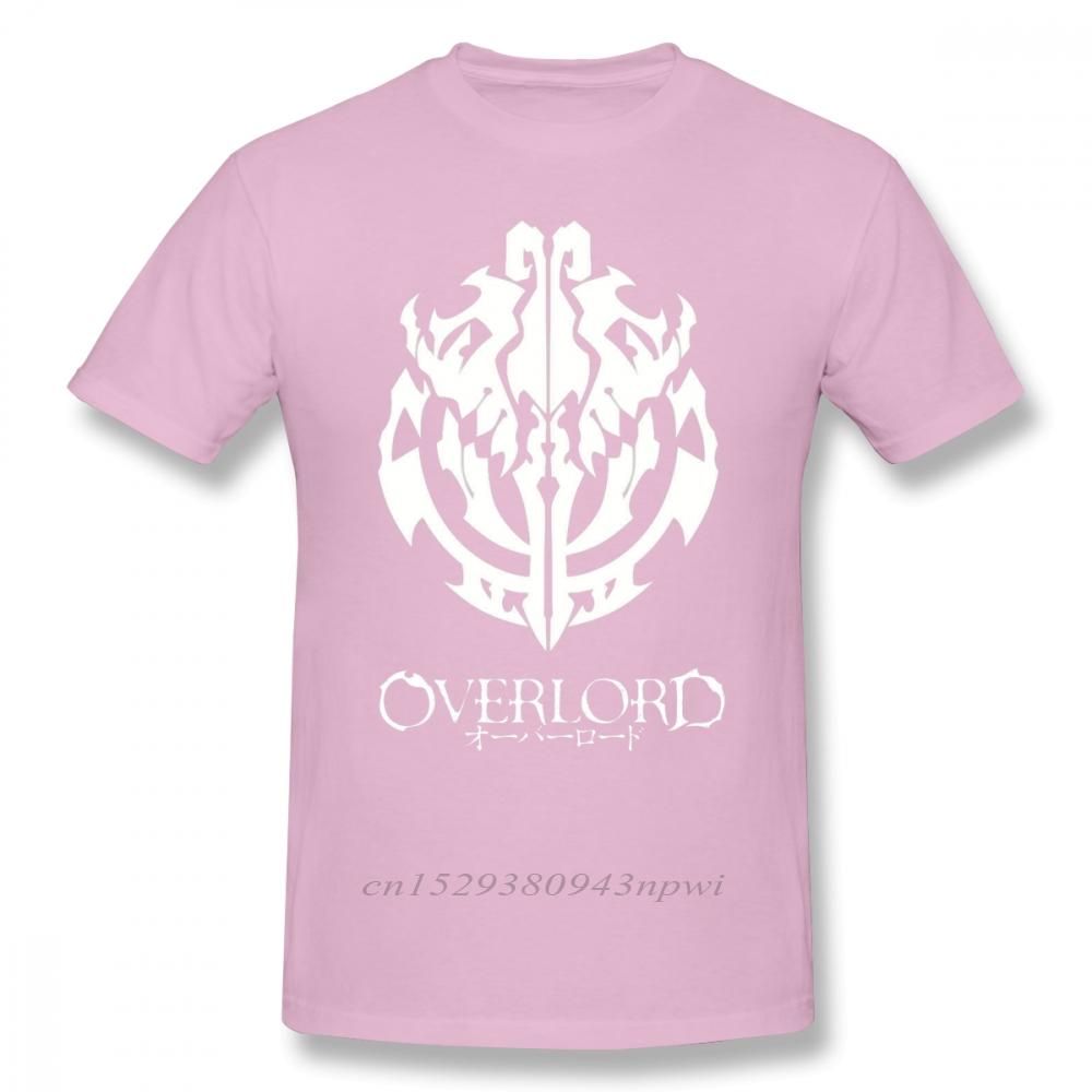 Overlord T-Shirt Overlord Anime Gildenemblem Ainz Ooal Gown T-Shirt Grafisches Kurzarm-T-Shirt Herren Übergröße T-Shirt