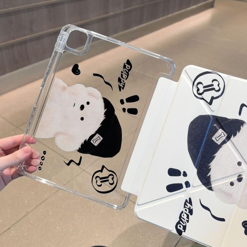 Acrylic Flip Cover Case IPad 10.2 Inch 7th 8th 9th Gen 10 11 Air 5 6 With Auto Sleep Wake Anti-Drop Cute Cartoon