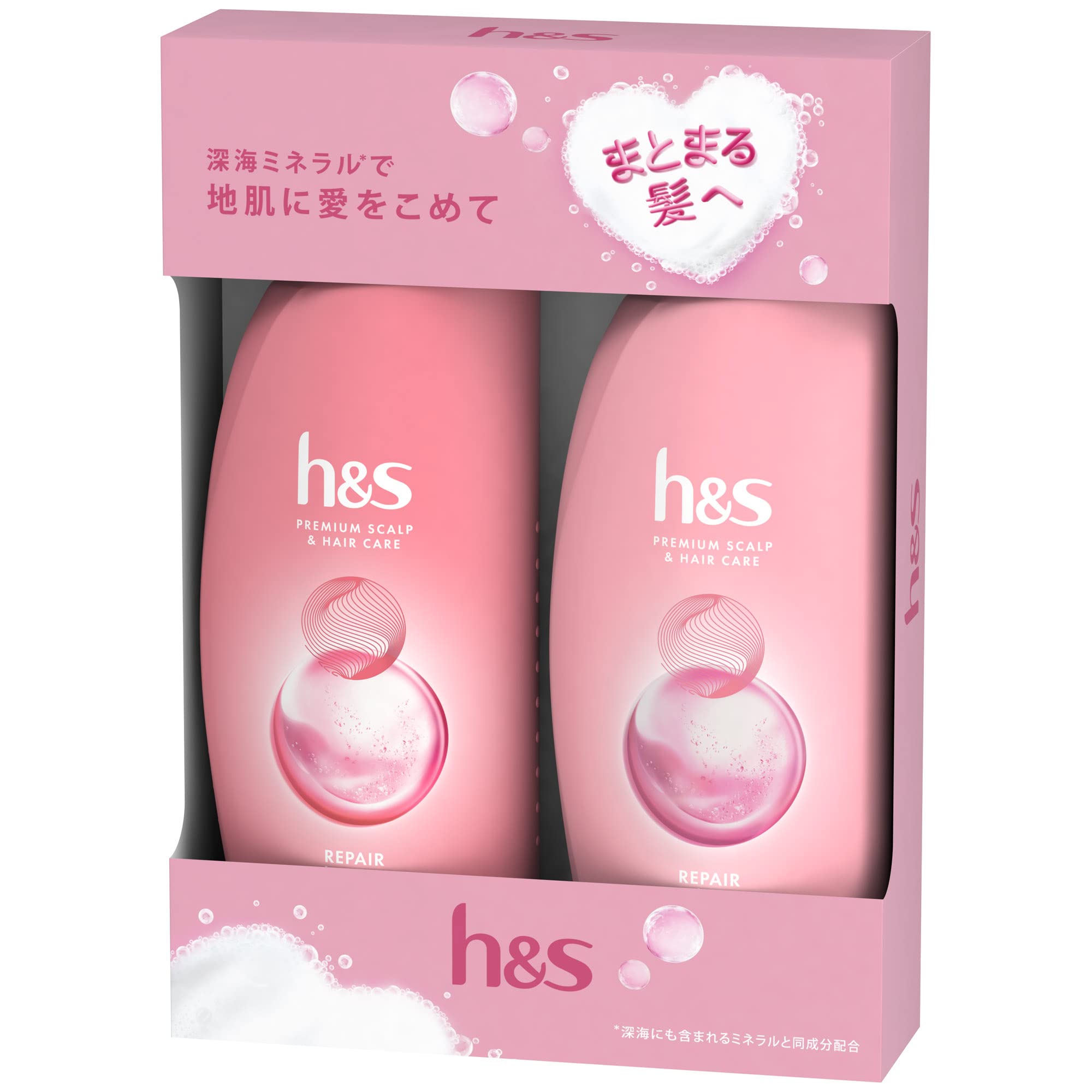 

Набор для восстановления: шампунь и кондиционер h&s 350 мл + 350 г розовый