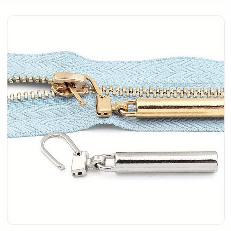 1pcs Detachable Metal Zipper Pullers for Zipper Sliders Head Zipper Pull Tab DIY Sewing Bags Down Jacket Zippers Repair Kits
