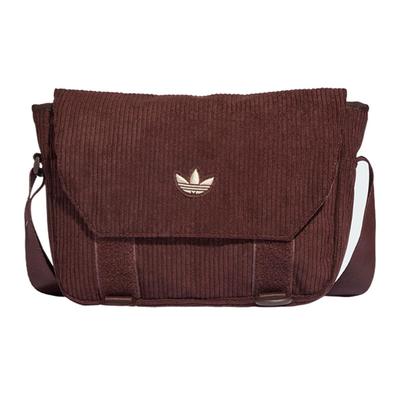 Borsa a tracolla Originals in velluto a coste, Borsa a spalla Regular Unisex Marrone scuro Adidas IQ3519