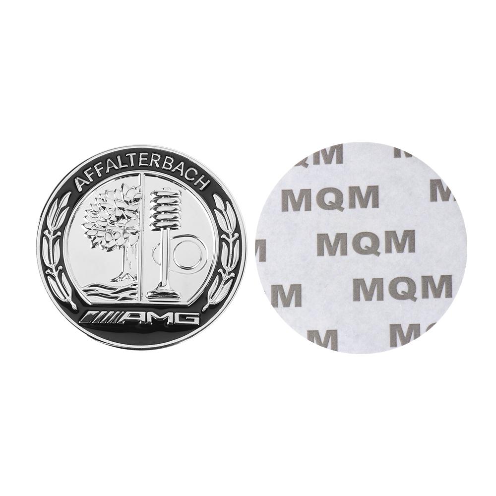 45mm 65mm 3D Metal Logo Apple Tree AMG Emblem Car Rear Side C Pillar Badge for Mercedes Benz A C E GLA GLC GLE GLS Sticker