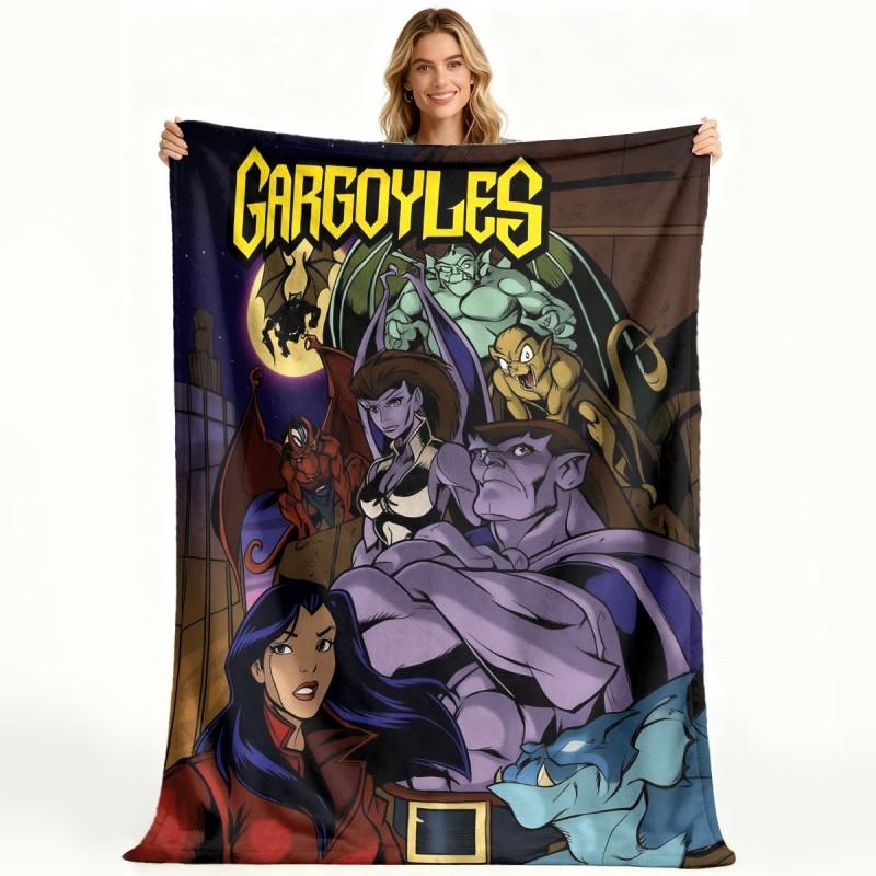 Halloween Pumpkin Christmas Printed Flannel Blanket Soft Cozy Throw Party Home