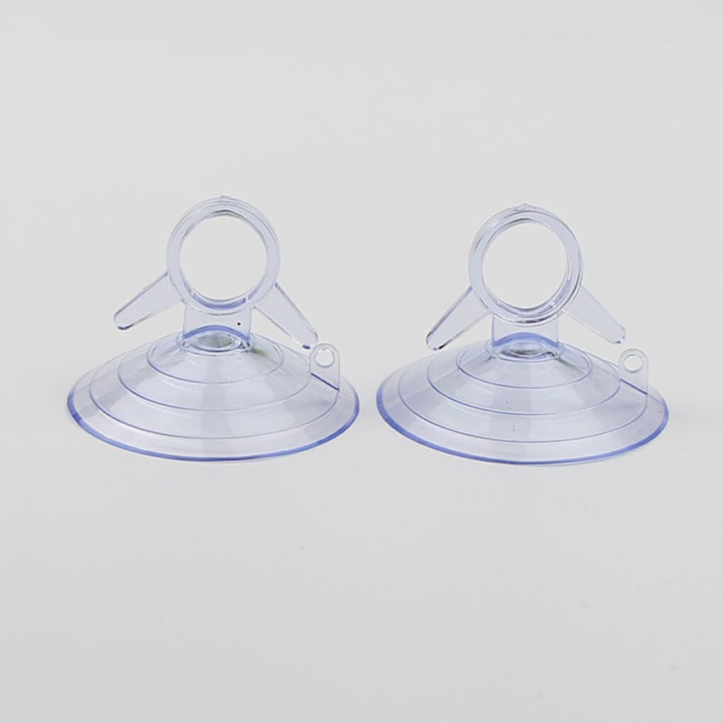Generic 10 Pcs Car Suction Cup Hooks Lightweight Durable Eco-friendly PVC Wide Application Strong Suction Power Easy, Matte White