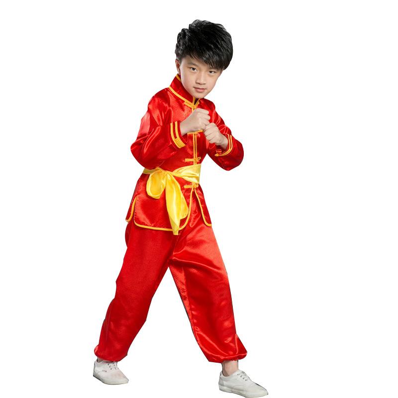Kinder Chinesisches Traditionelles Wushu Kostüm Kleidung Jungen Mädchen KungFu Anzug Tai Chi Kampfsport Uniform Outfits Benutzerdefiniertes Logo