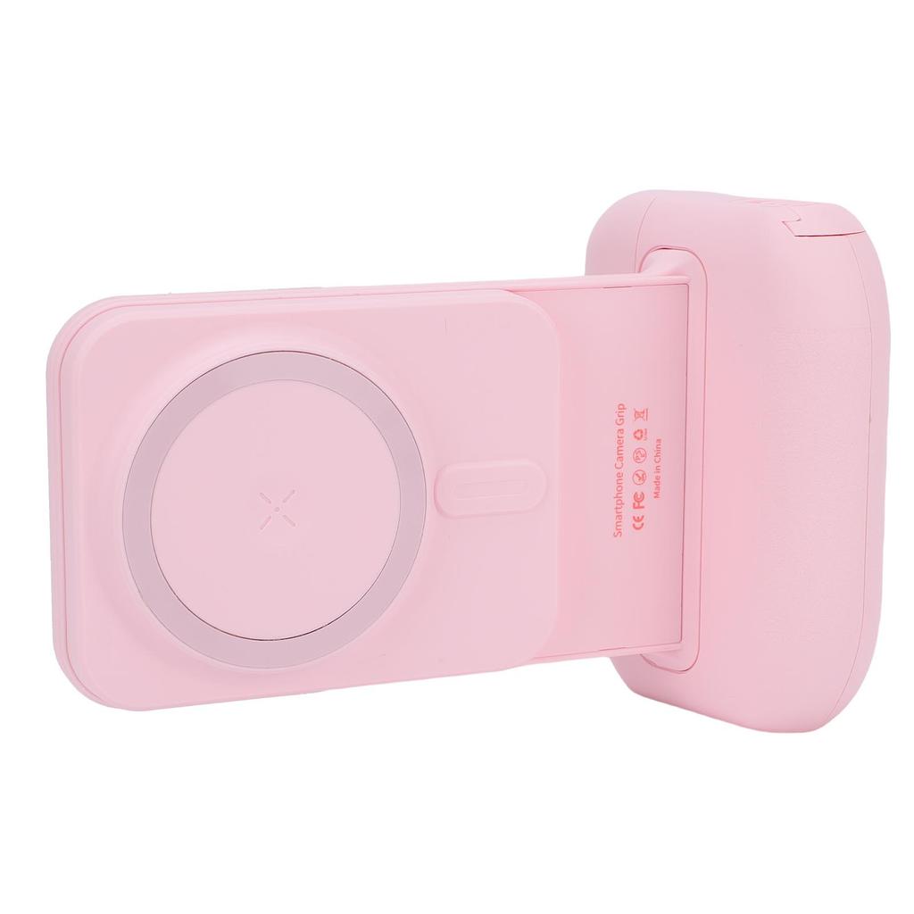 Magnetic Phone Camera Grip with Bluetooth Shutter Remote Cold Shoe Mount 1 4in Screw Expandable Phone Camera Handle