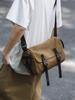 Tide Canvas Crossbody Bag - Unisex Retro Workwear Shoulder & Messenger Bag