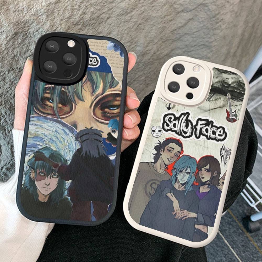 Horror S-Sally F-Face Suspense Game Phone Case Hard Leather For IPhone 14 13 16 Mini 15 14 11 12 Pro Max Plus Fundas