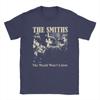 T-shirt Unisex The Smiths Crazy Cotone T-shirt Manica Corta T-shirt Girocollo Abbigliamento Taglie Forti