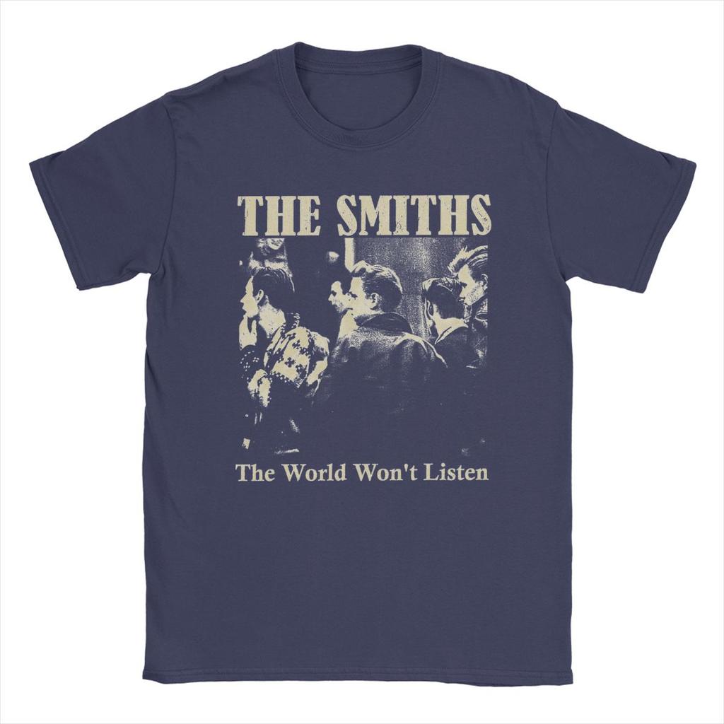 T-shirt Unisex The Smiths Crazy Cotone T-shirt Manica Corta T-shirt Girocollo Abbigliamento Taglie Forti