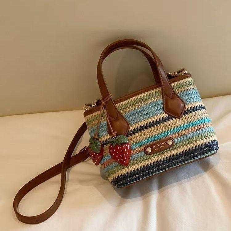 Nanfeng Feedback Honey Language Woven Water Bucket Crossbody Bag