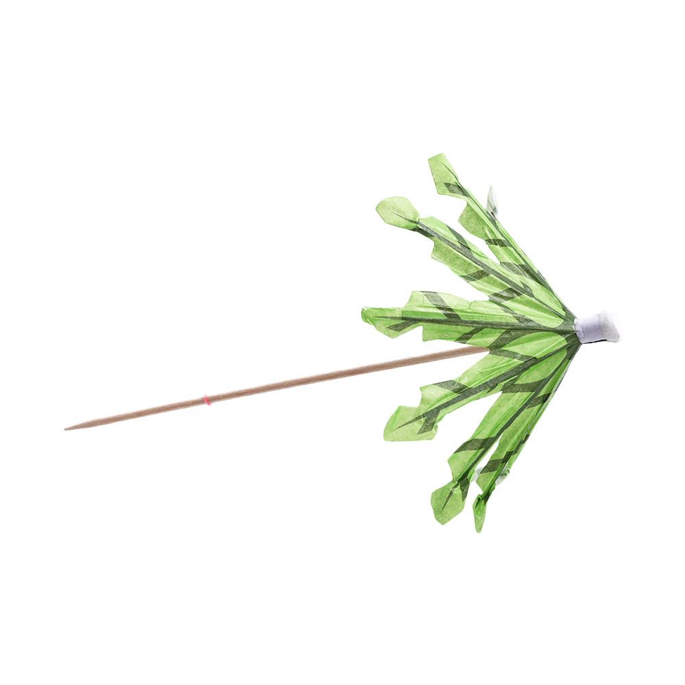 Palm Tree Toothpick Hawaii Disposable Appetizers Picks Fancy Sticks Cocktail Skewer Paper Umbrella