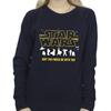 STAR WARS Womens/Ladies Silhouettes Force Sweatshirt
