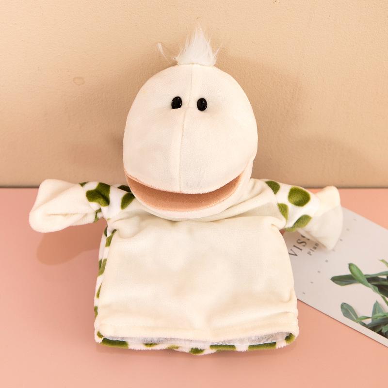 Hand puppet toy animal gloves mouth action plush doll