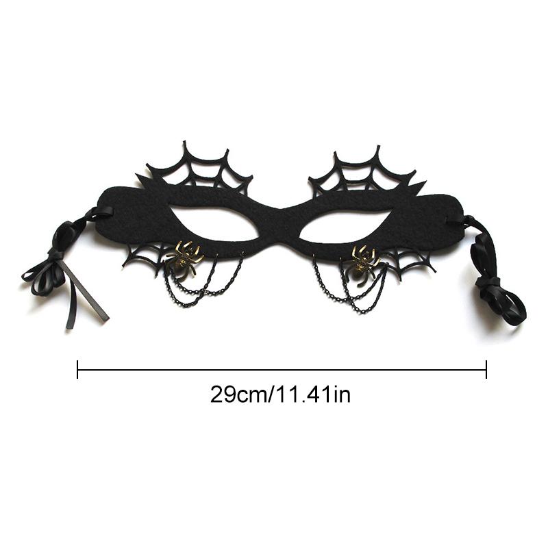 Măști pentru ochi de păianjen de Halloween. Articole de recuzită pentru petrecere