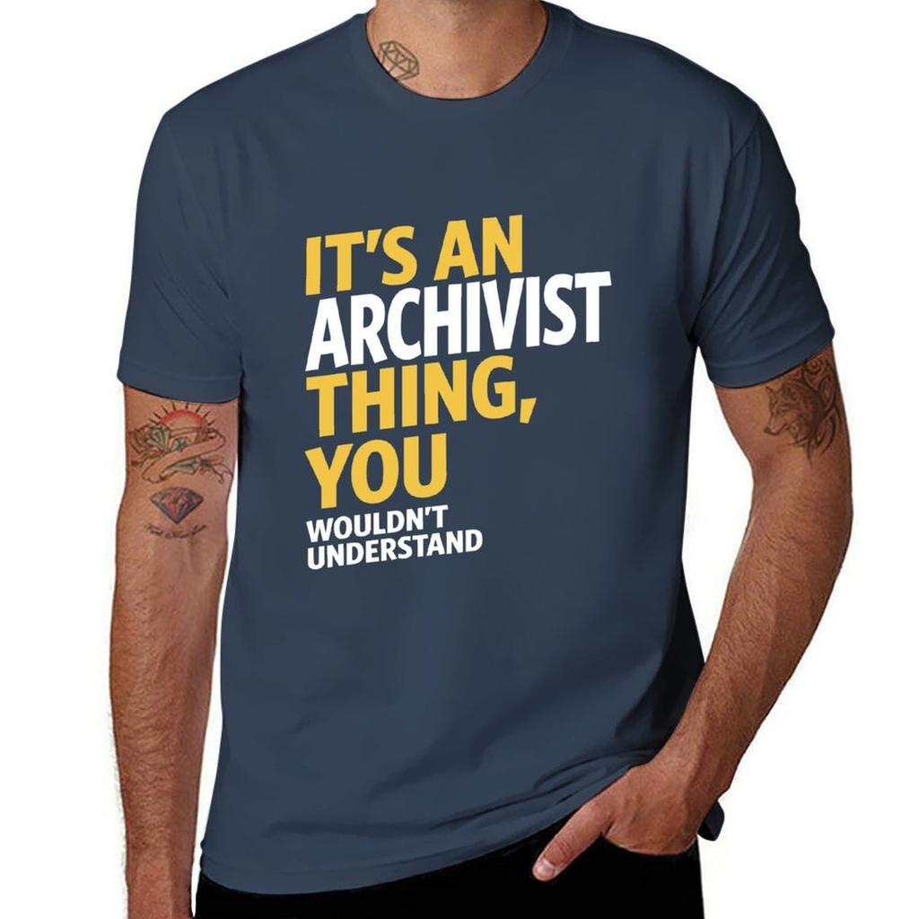 Archivist Thing Tshirt Stylish Graphic Short Sleeve Top