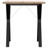 Vidaxl Dining Table with Y-Shaped Legs, 70X70X75.5 Cm