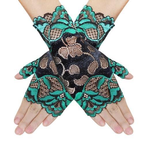 Mary B 48415 lace fingers gloves lace half finger gloves