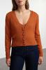 Women's Elegance Style Cardigan Tile Crop Blouse-Cardigan Set Knitwear Cardigan