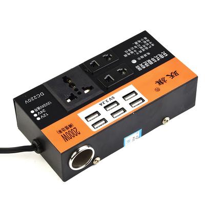 Inverter di potenza 1500W picco nero LED display viaggio 6