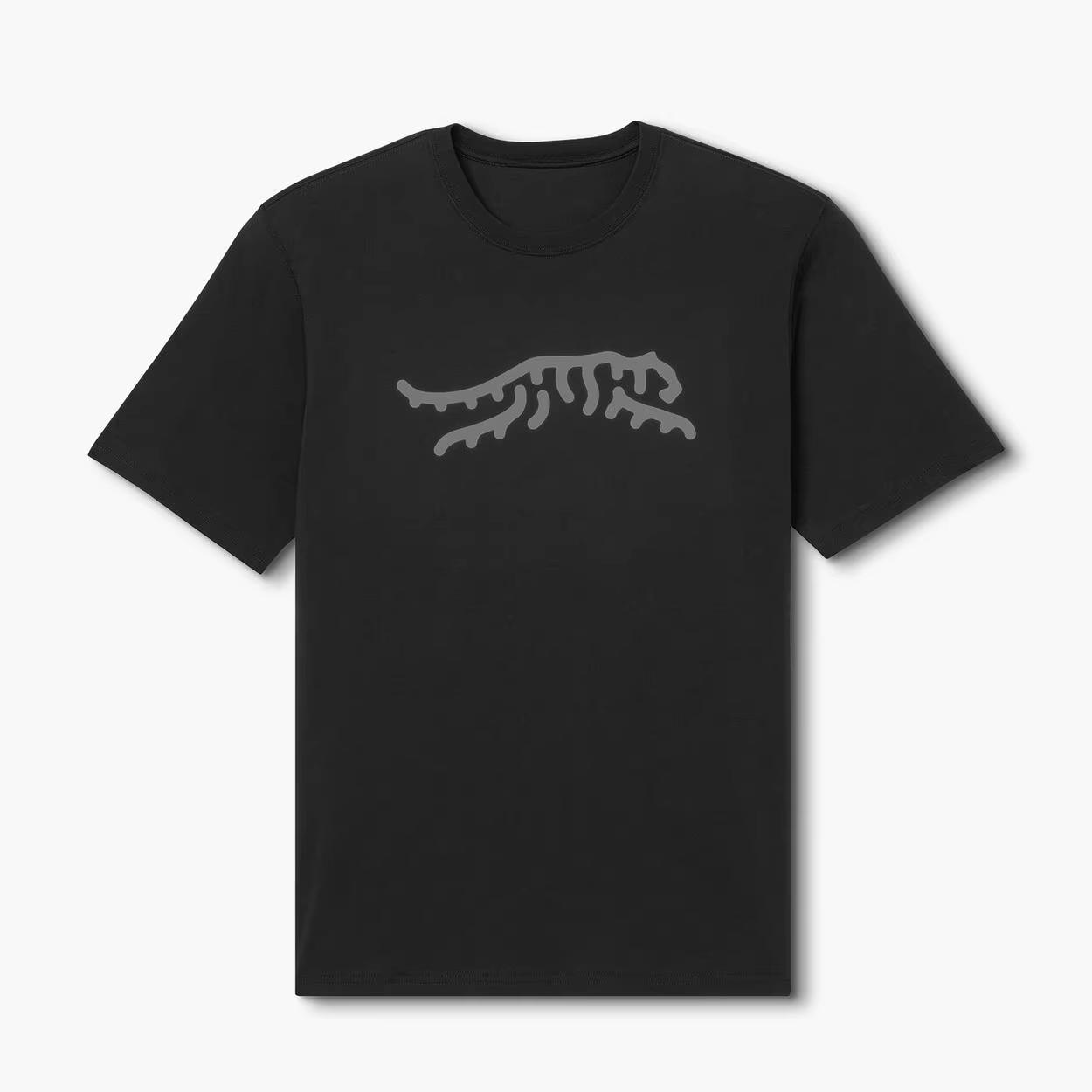 

2025 New Casual Short Sleeve T-Shir Print Cotton Regular Fit Round Neck Breathable Loose Unisex Tee Men Women Clothing Vlone S