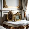 European Style Vintage Photo Frames Gold Photo Frame Ornament Photo Display Holders  for Desktop