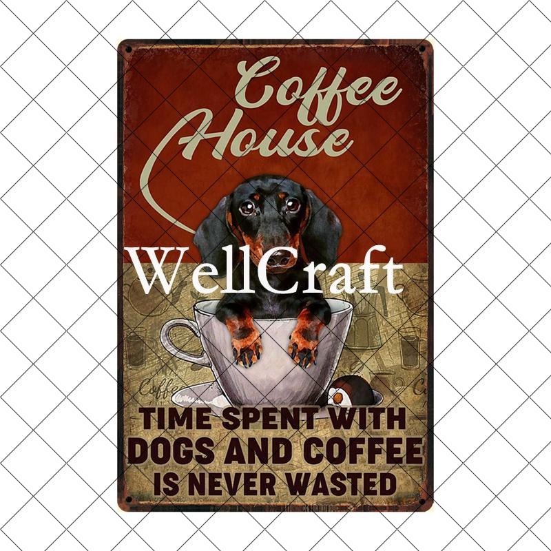 [ Wellcraft ] Pet I Am You Friend Dachshund Dog Bath Shop Wine  Art Metal Tin  Sign Wall  Poster Iron Painting Pub D-02 20*30 CM