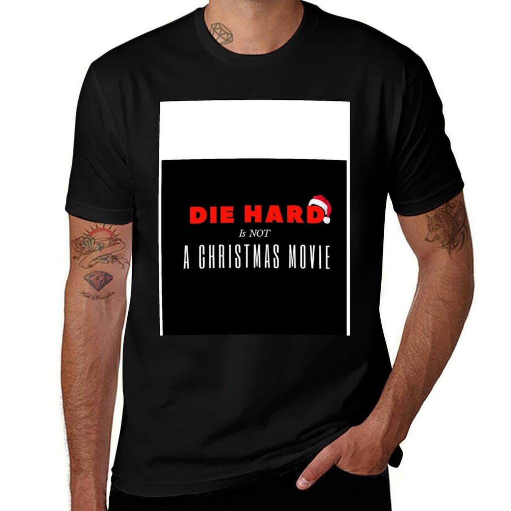 Die Hard Is Not A Christmas Movie Background TShirt Plus Size NonShrink TShirt