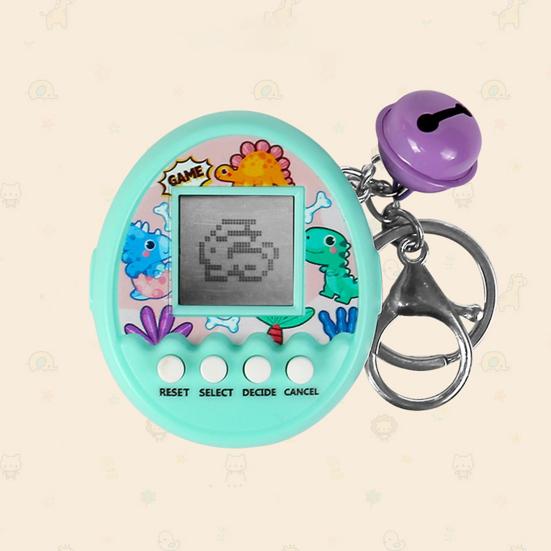 Elektronische Haustiermaschine Niedliche Muster Interaktiv Mini Virtuell Nostalgie Hand-Auge-Koordination ABS Füttern Haustiere Spiel Schlüsselanhänger Kindergeschenk