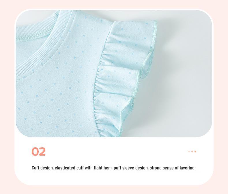 Lehké dívčí ležérní letní šaty s kresleným motivem Little Maven - Krátký rukáv